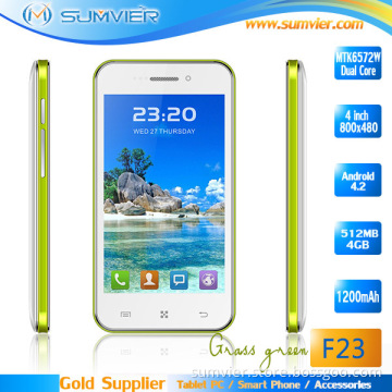 4.0inch WVGA 800*480p HD Camera 3G Android Mobile Phone (F23)